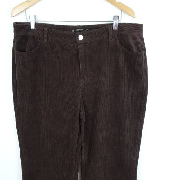 HESPERUS Corduroy Pants Junior's Size 13 Brown Cords Casual NEW - Picture 2 of 4